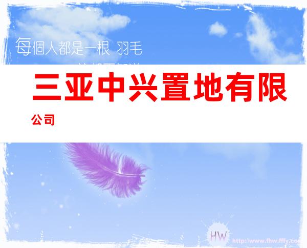 三亚中兴置地有限公司