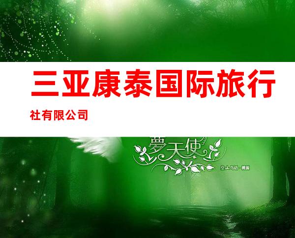 三亚康泰国际旅行社有限公司