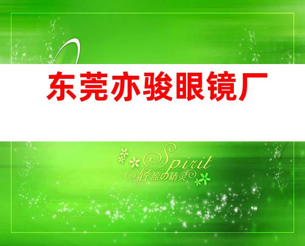 东莞亦骏眼镜厂