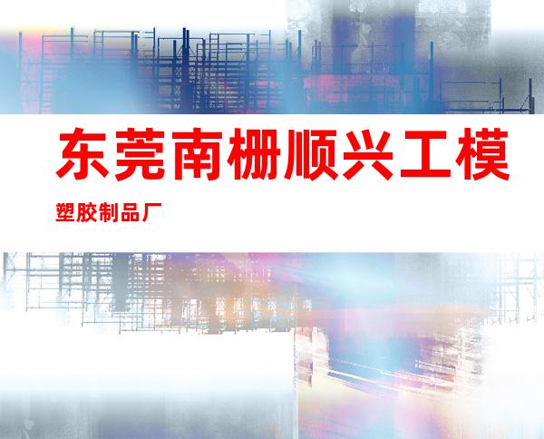 东莞南栅顺兴工模塑胶制品厂