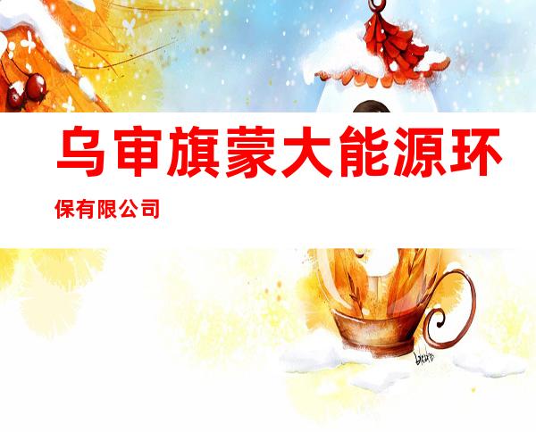 乌审旗蒙大能源环保有限公司