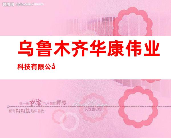 乌鲁木齐华康伟业科技有限公司