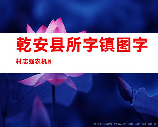 乾安县所字镇图字村志强农机专业合作社