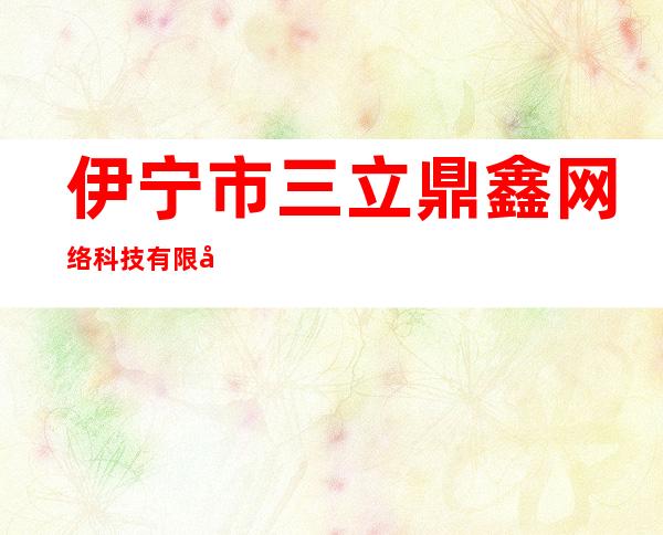 伊宁市三立鼎鑫网络科技有限公司