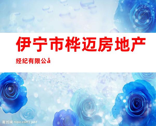 伊宁市桦迈房地产经纪有限公司