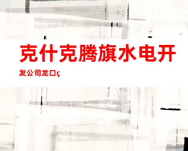 克什克腾旗水电开发公司龙口电站