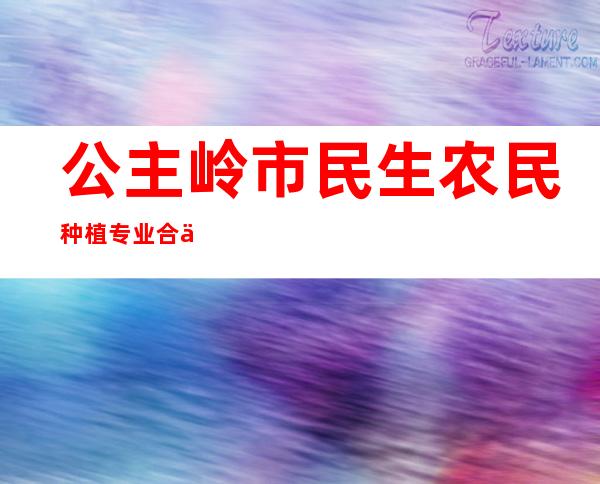 公主岭市民生农民种植专业合作社