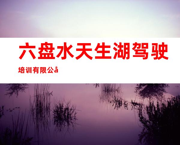 六盘水天生湖驾驶培训有限公司
