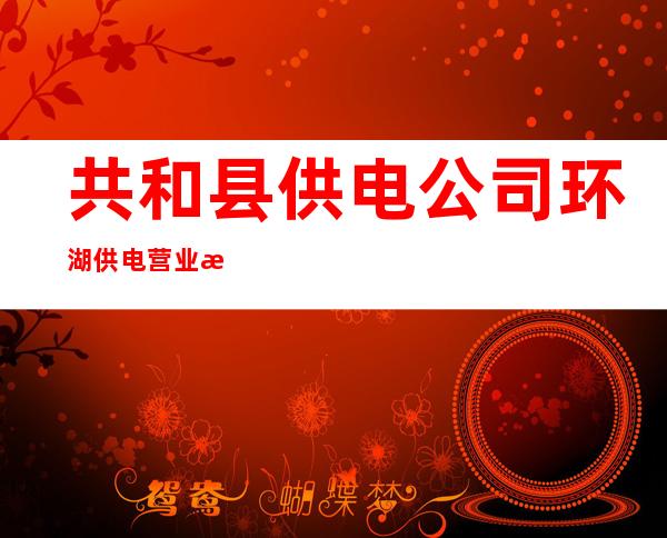 共和县供电公司环湖供电营业所
