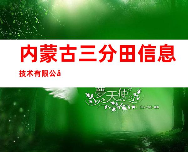 内蒙古三分田信息技术有限公司