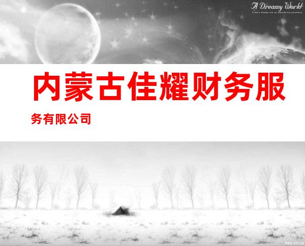 内蒙古佳耀财务服务有限公司