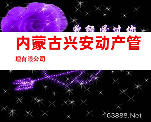 内蒙古兴安动产管理有限公司