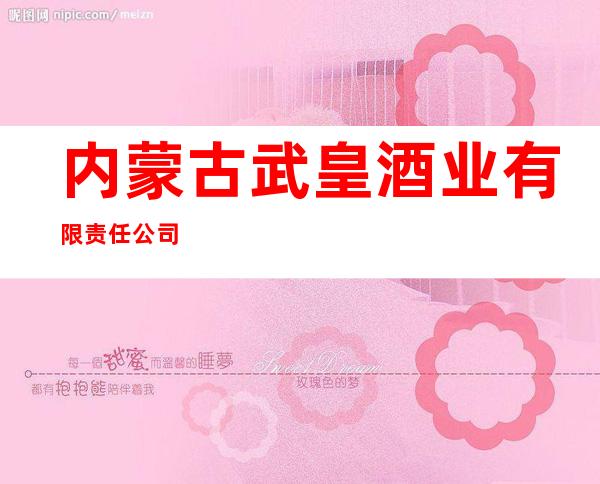 内蒙古武皇酒业有限责任公司