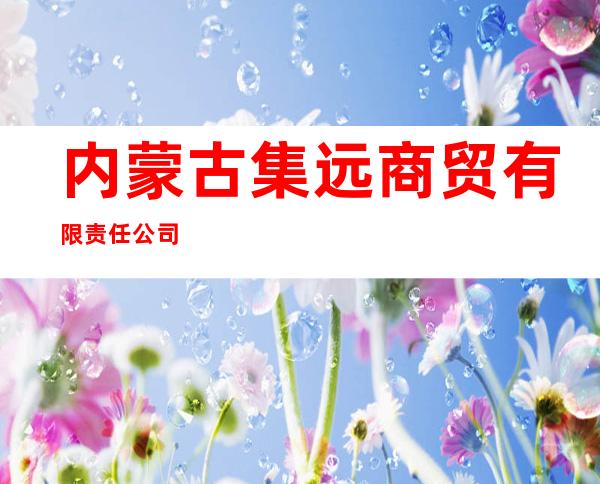 内蒙古集远商贸有限责任公司