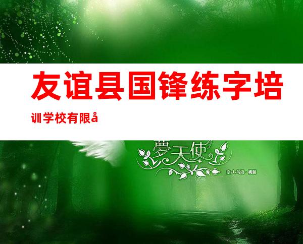 友谊县国锋练字培训学校有限公司