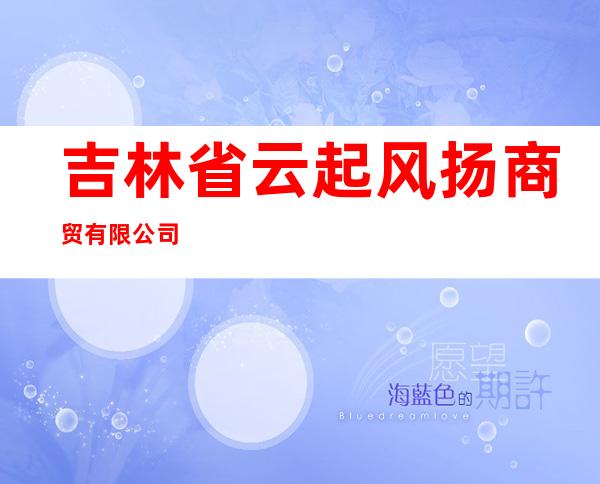吉林省云起风扬商贸有限公司