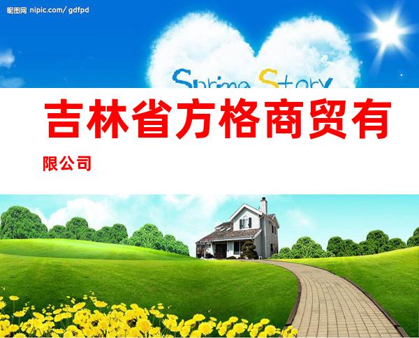 吉林省方格商贸有限公司