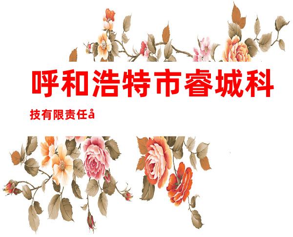 呼和浩特市睿城科技有限责任公司