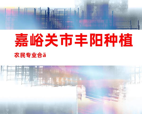 嘉峪关市丰阳种植农民专业合作社