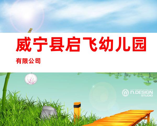 威宁县启飞幼儿园有限公司