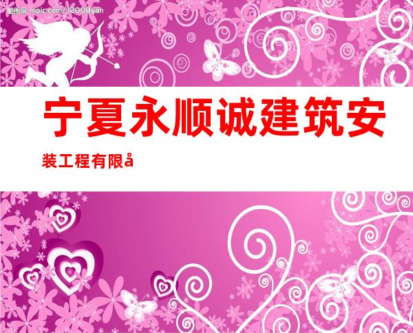 宁夏永顺诚建筑安装工程有限公司