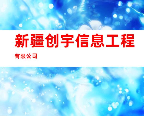 新疆创宇信息工程有限公司
