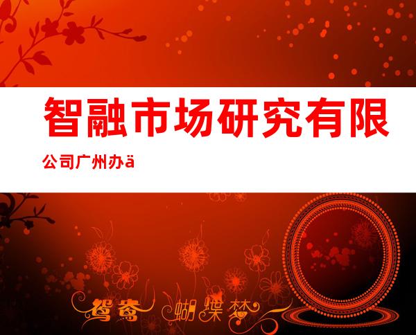 智融市场研究有限公司广州办事处