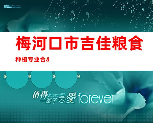梅河口市吉佳粮食种植专业合作社