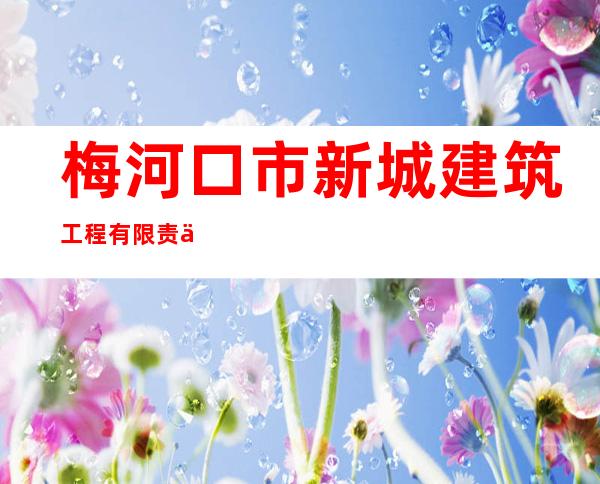 梅河口市新城建筑工程有限责任公司
