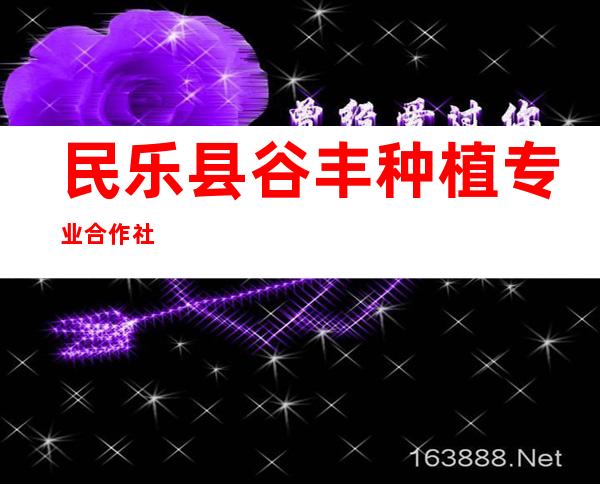 民乐县谷丰种植专业合作社