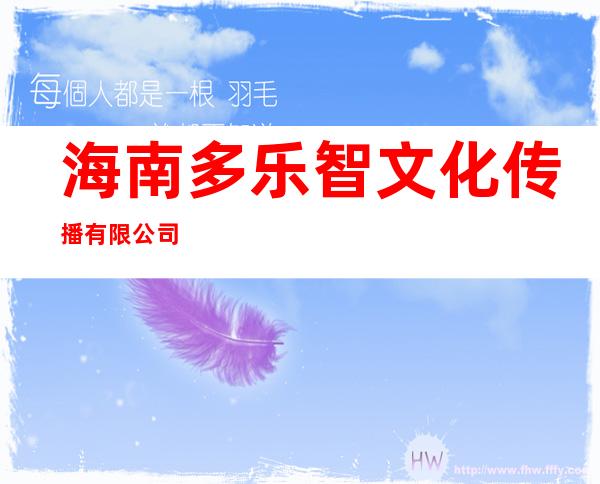 海南多乐智文化传播有限公司
