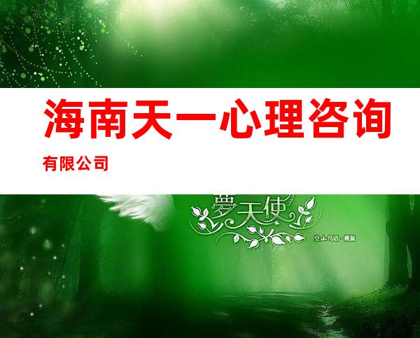 海南天一心理咨询有限公司