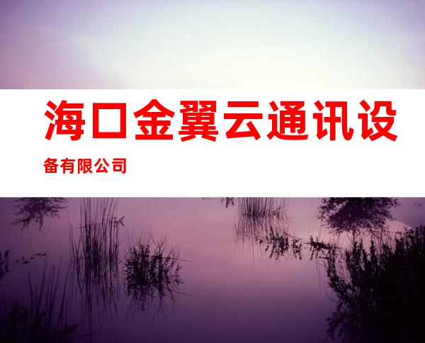 海口金翼云通讯设备有限公司