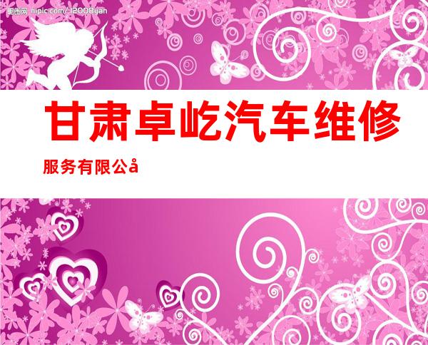 甘肃卓屹汽车维修服务有限公司