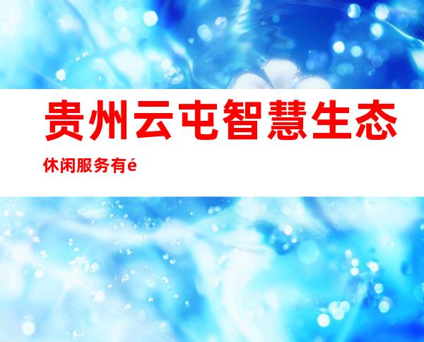 贵州云屯智慧生态休闲服务有限公司