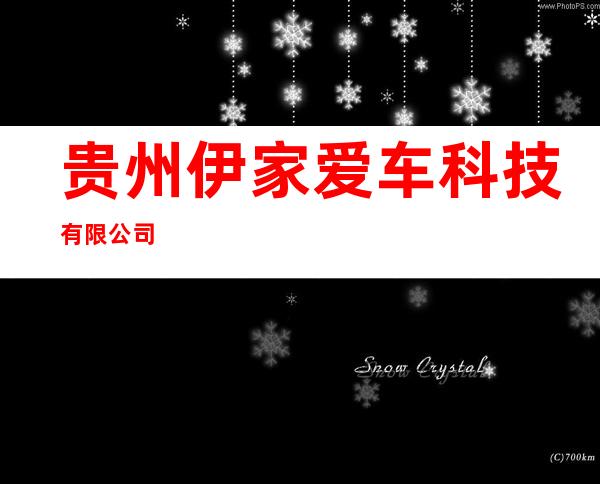 贵州伊家爱车科技有限公司