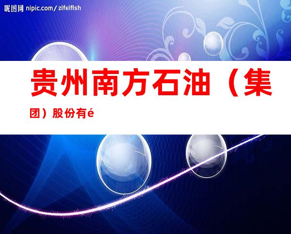 贵州南方石油（集团）股份有限公司