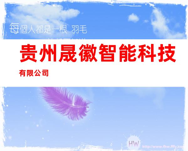 贵州晟徽智能科技有限公司