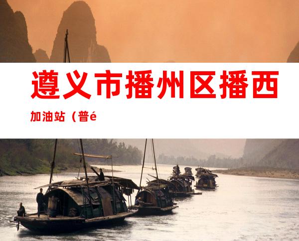 遵义市播州区播西加油站(普通合伙)