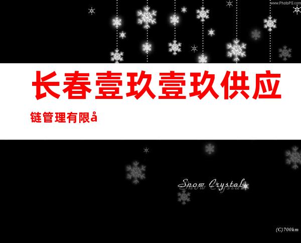 长春壹玖壹玖供应链管理有限公司