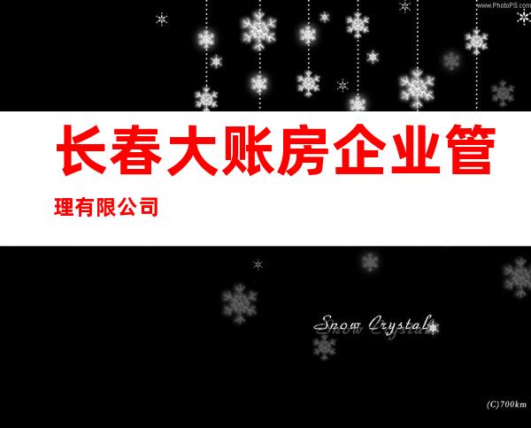 长春大账房企业管理有限公司