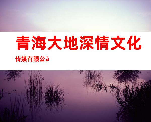 青海大地深情文化传媒有限公司