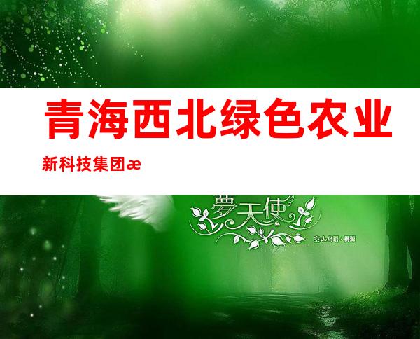 青海西北绿色农业新科技集团有限公司