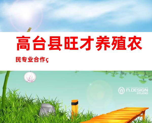 高台县旺才养殖农民专业合作社