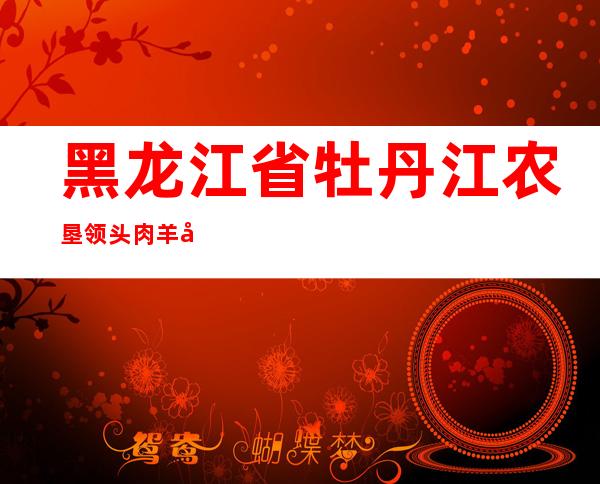 黑龙江省牡丹江农垦领头肉羊养殖专业合作社
