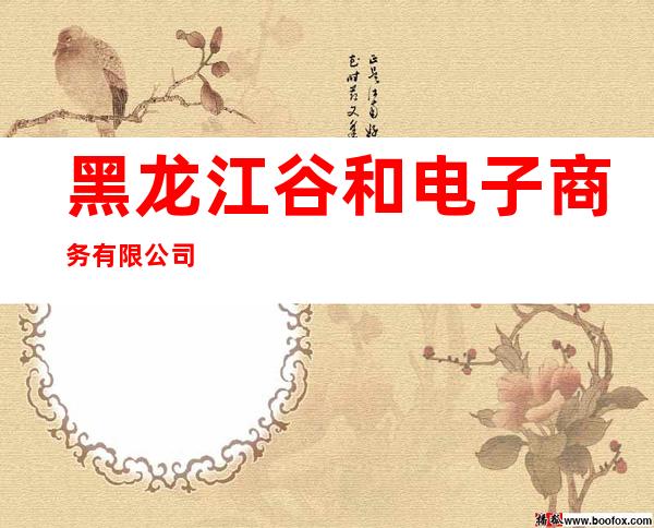 黑龙江谷和电子商务有限公司