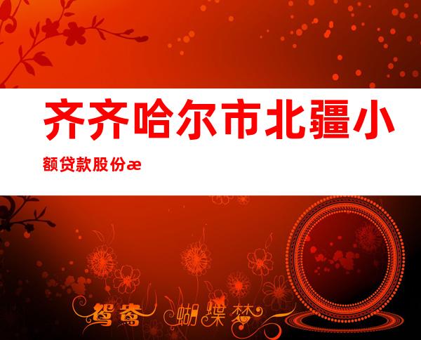 齐齐哈尔市北疆小额贷款股份有限公司